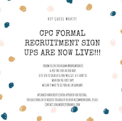 CPC 2020 Formal Recruitment