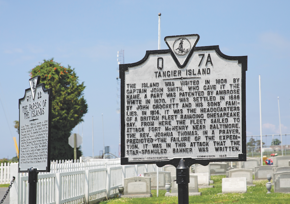 Tangier Island sign 