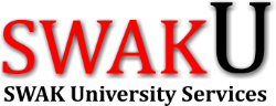 Red serif wordmark reading “SWAK.”