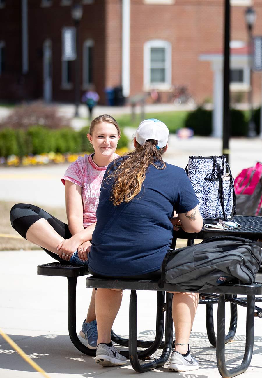 With a campus as beautiful as this, there&rsquo;s no place better than sitting outside with friends on a sunny spring day.
