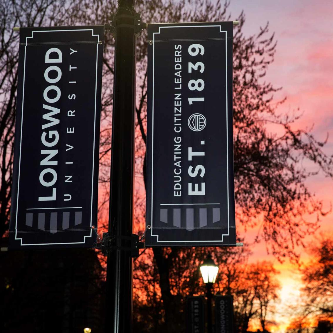 With the last sunlight of the day illuminating the red brick and classic white columns, dusk is one of the best times to capture the true beauty of campus in a photograph.