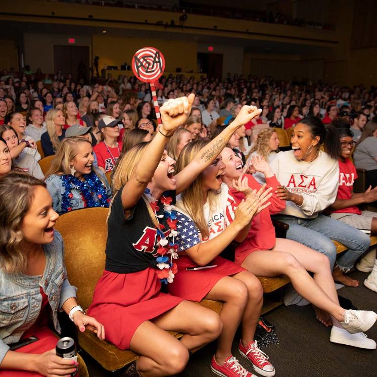 One of the most anticipated traditions of the spring semester is GreekSync, when Greek organization teams rock Jarman and battle it out for the chance to earn the coveted title of GreekSync Champion.