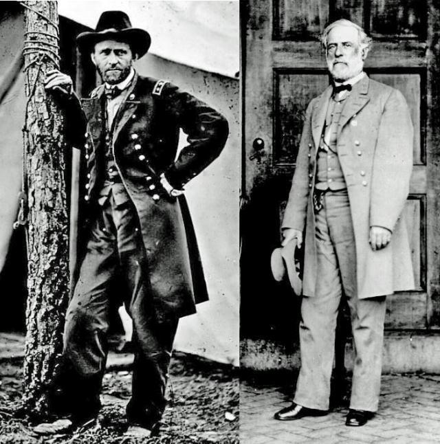 Ulysses S. Grant and Robert E. Lee