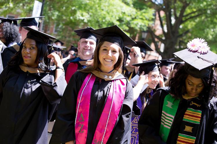 Longwood Graduate at Commencement 2017