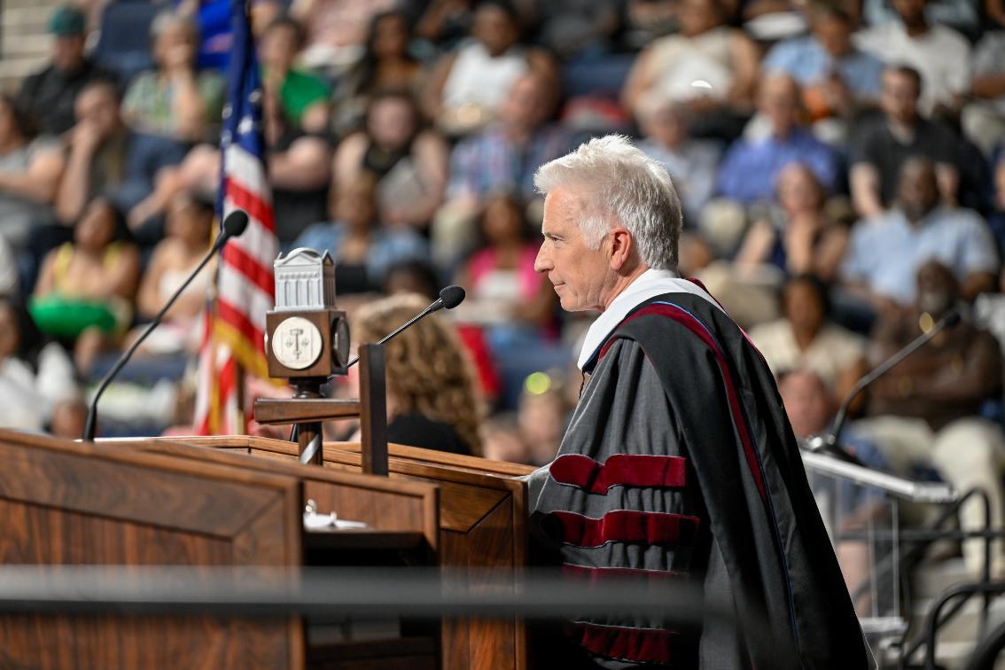 Larry Stimpert, the 25th president of Hampden-Sydney College