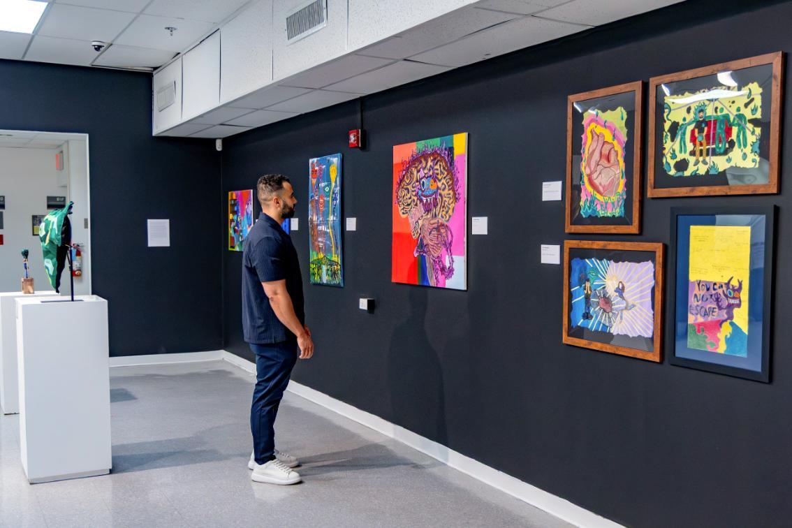 Point of Departure exhibit at the LCVA